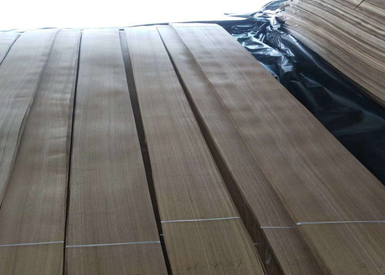 ربع قطع صفائح قشرة خشب الرماد البني للأثاث 0.2 مم للخشب الرقائقي